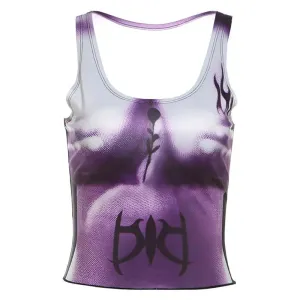 Abstract Print Tank Top