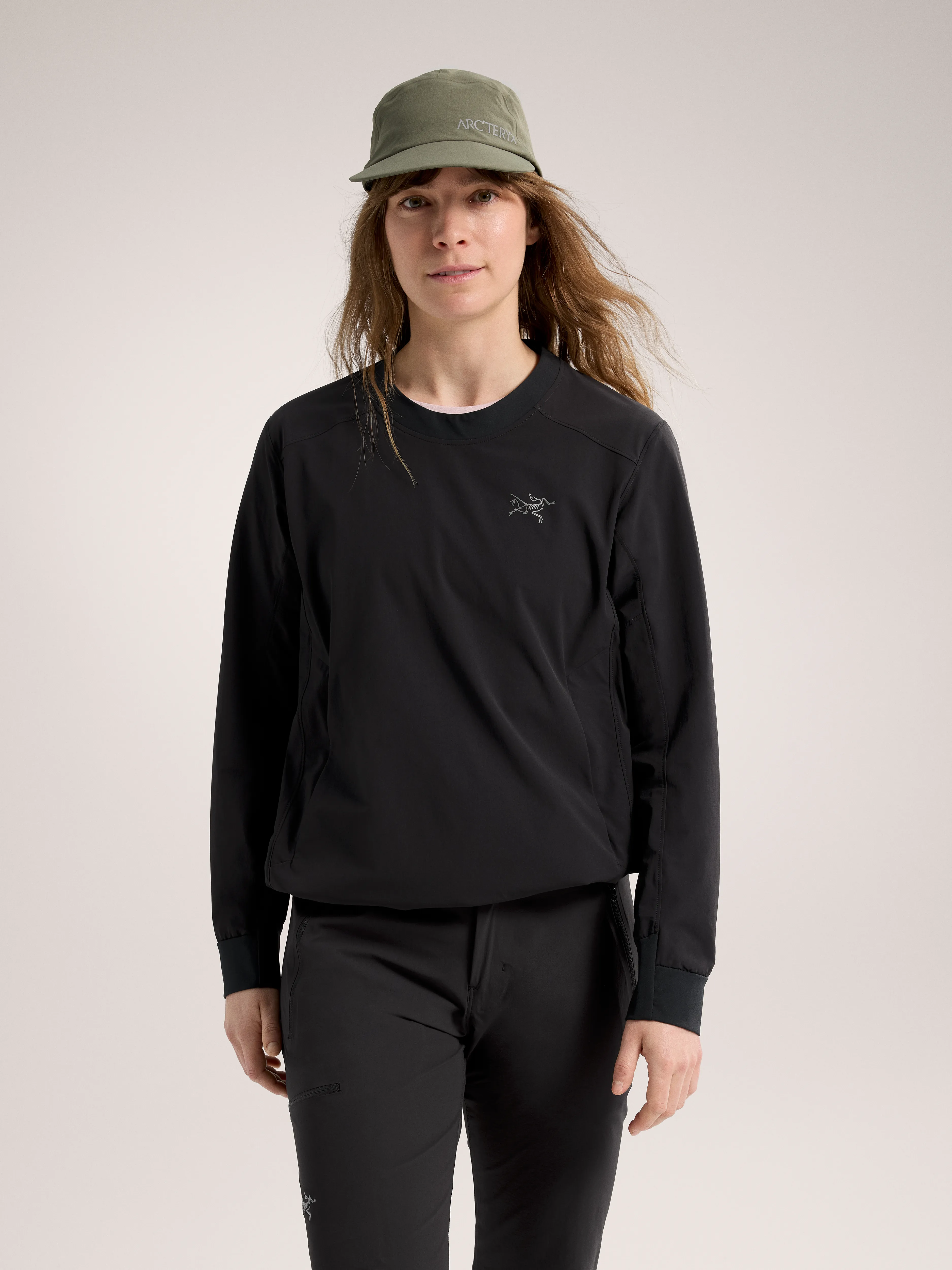 Arc&#x27;teryx Women&#x27;s Gamma Lightweight Crew Black | Buy Arc&#x27;teryx Women&#x27;s Gamma Lightweight Crew Black here | Outnorth