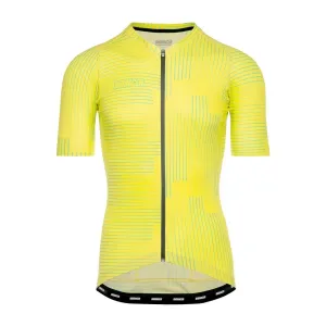 Bioracer Men'S Spitfire Jersey - Wrap Citron Yellow