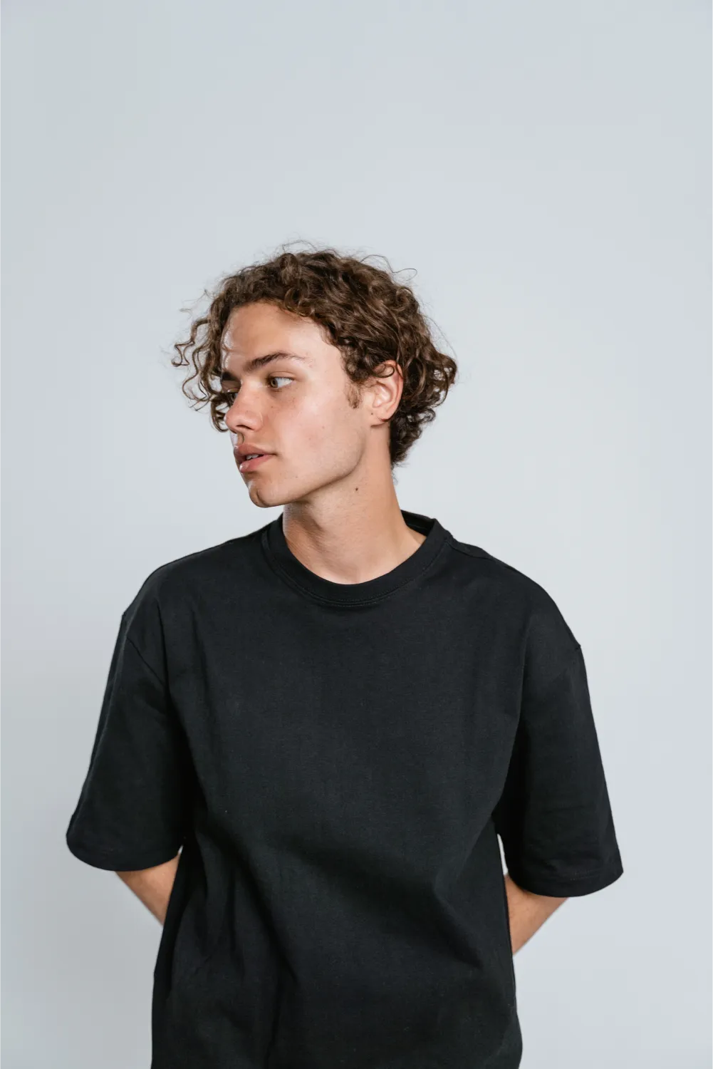 Black Tech Stretch Short-Sleeve Crewneck T-Shirt