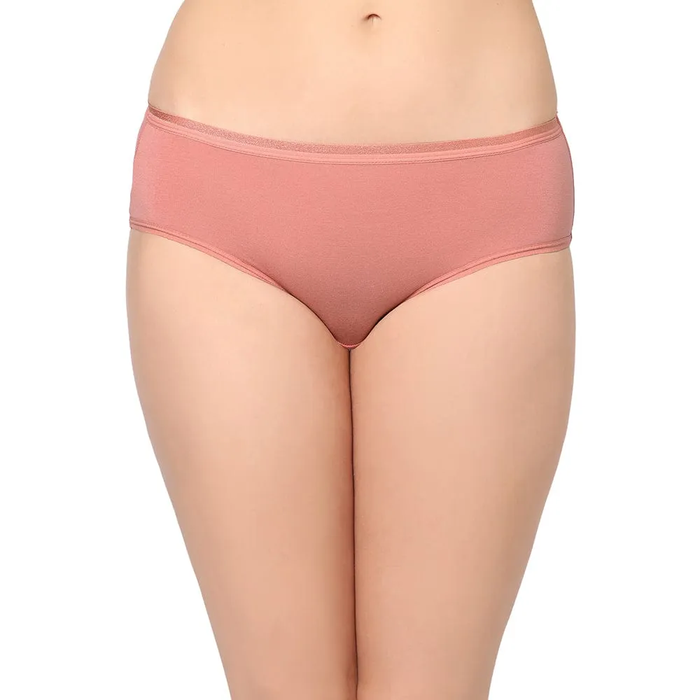 Cotton Mid Waist Medium Coverage Everyday Wear Pack of 3  Hipster Panty