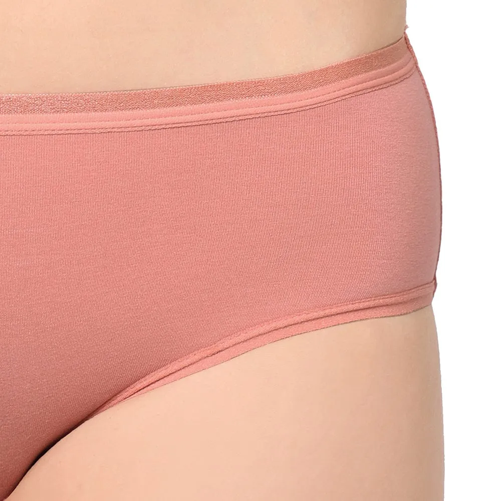 Cotton Mid Waist Medium Coverage Everyday Wear Pack of 3  Hipster Panty