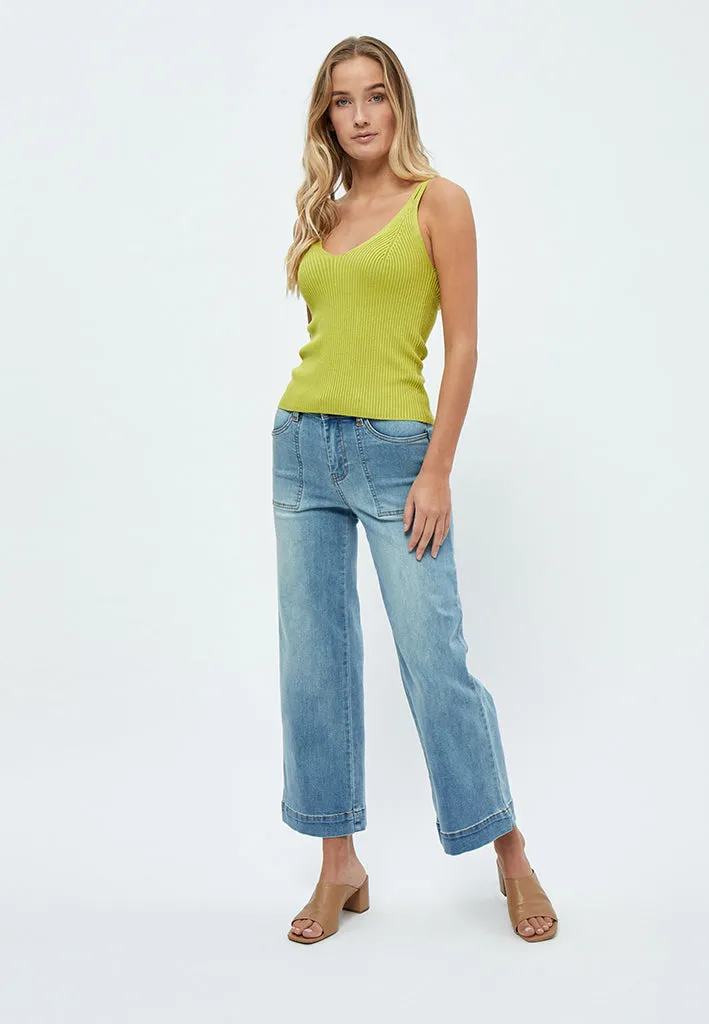 DSGeisha Rib Top - Pear Green