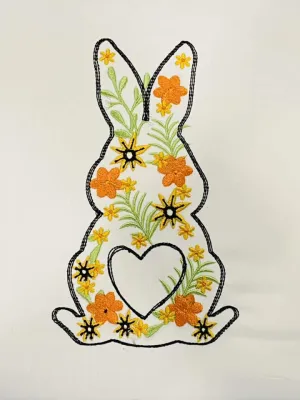 Floral Easter Bunny