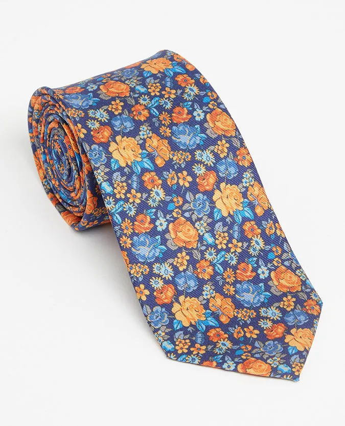 Floral Pure Silk Tie