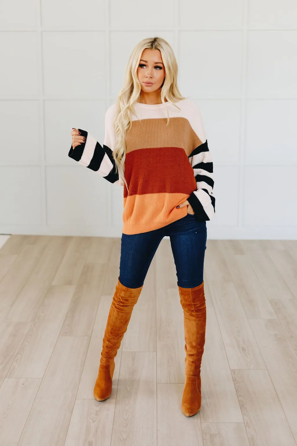 Flying Colors Striped Sweater