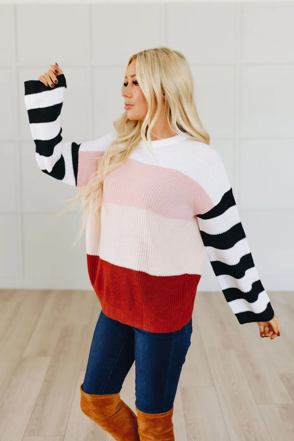 Flying Colors Striped Sweater