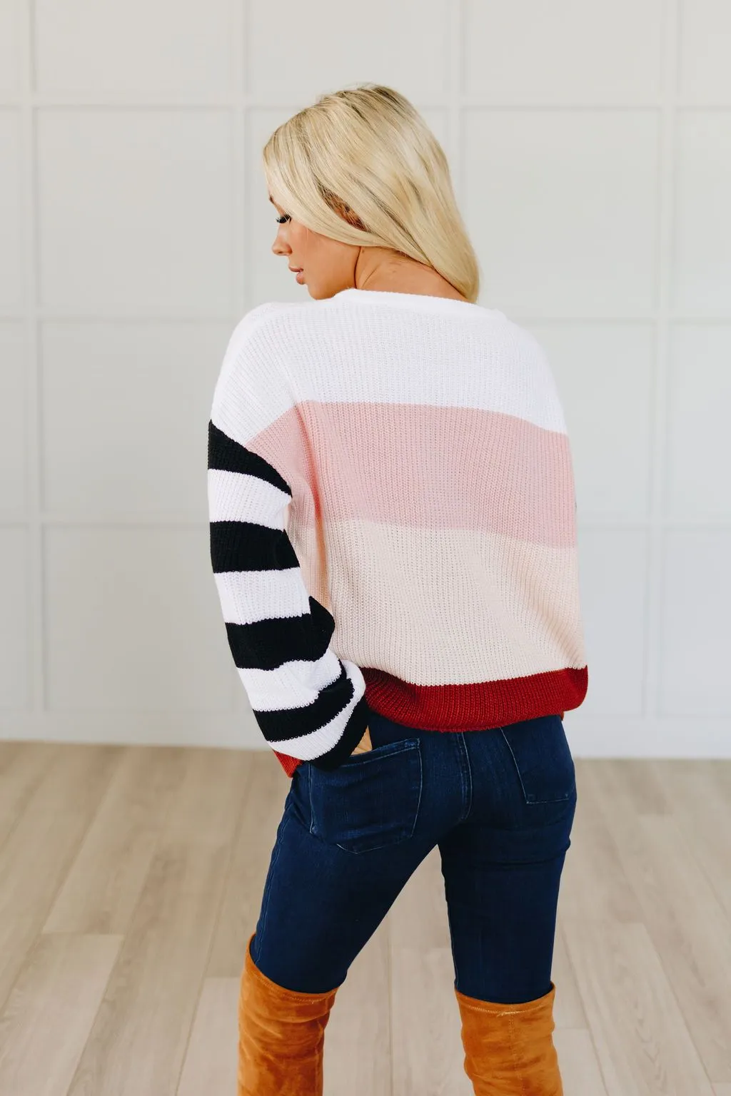 Flying Colors Striped Sweater