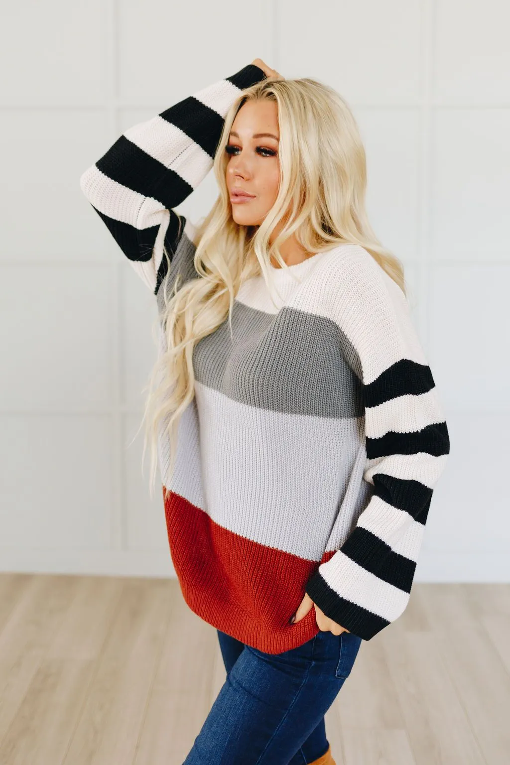 Flying Colors Striped Sweater