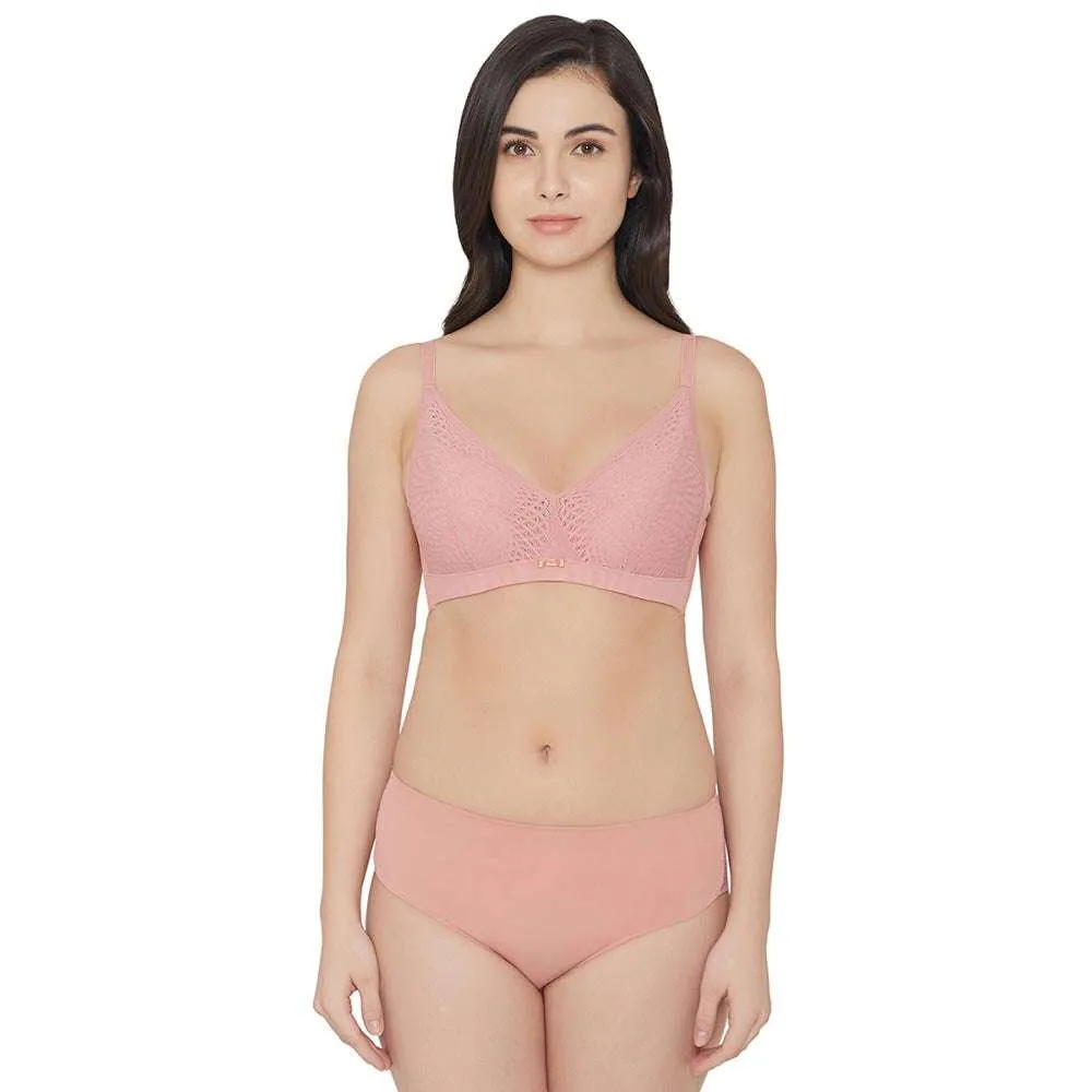 Forma Mid Waist Medium Coverage Everyday Wear Hipster Panty - Pink