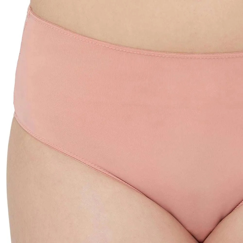 Forma Mid Waist Medium Coverage Everyday Wear Hipster Panty - Pink