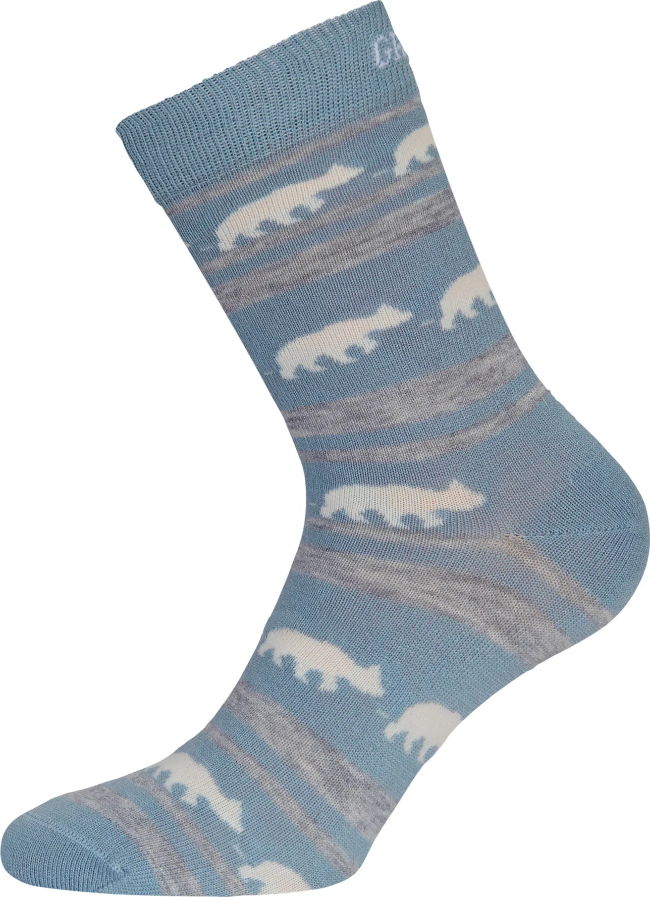 Gridarmor Striped Bear Merino Socks Blue Shadow | Buy Gridarmor Striped Bear Merino Socks Blue Shadow here | Outnorth