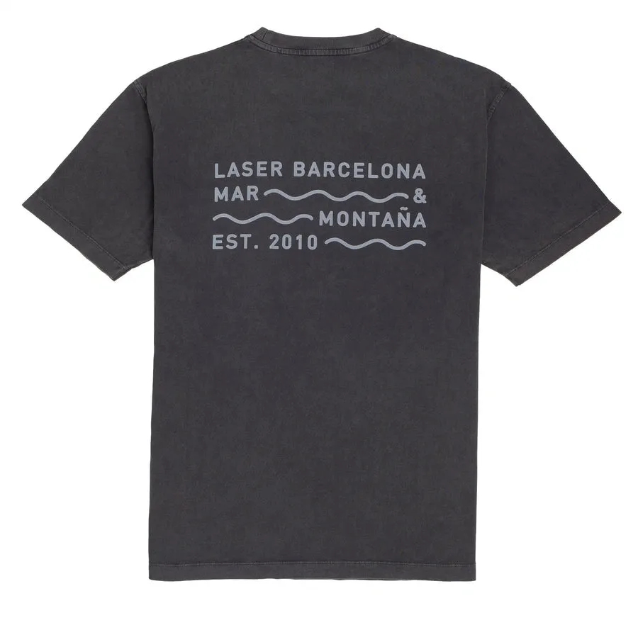 LASER Borne Tee - Faded Black