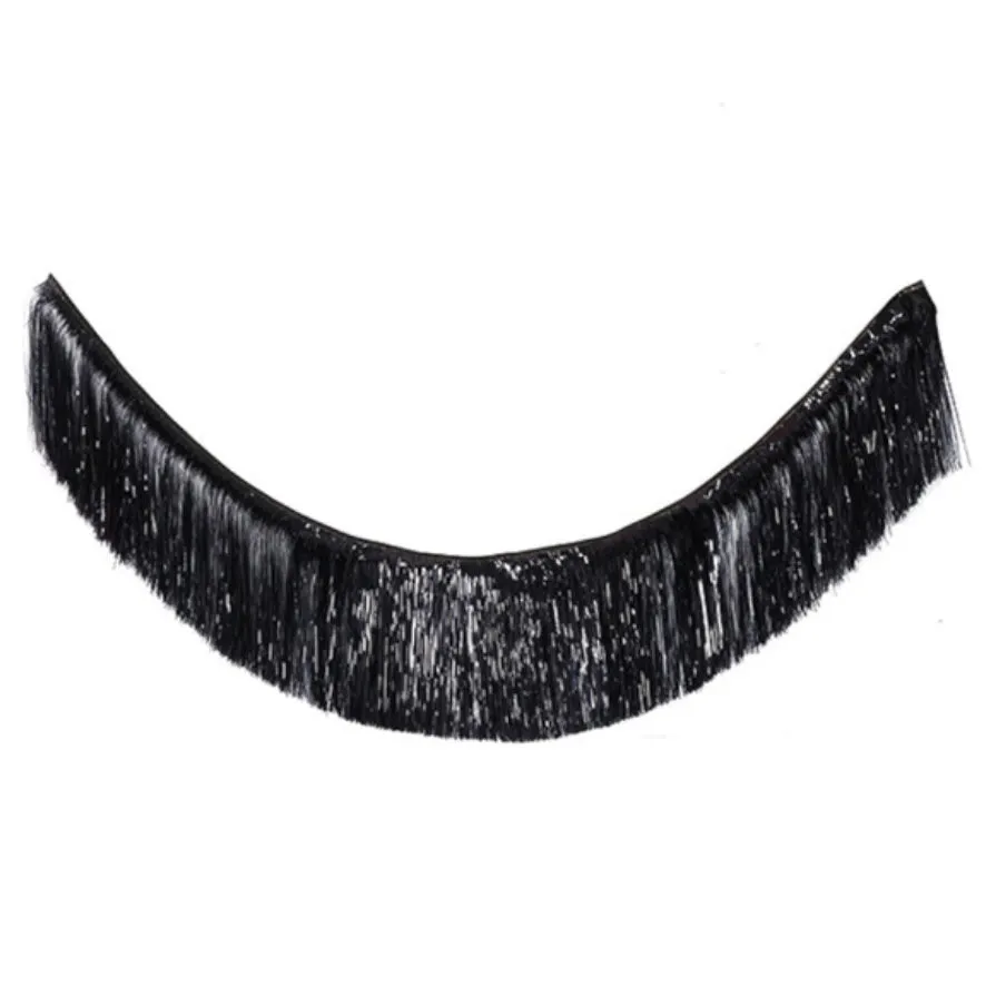 Layered Fringe Garland - Black