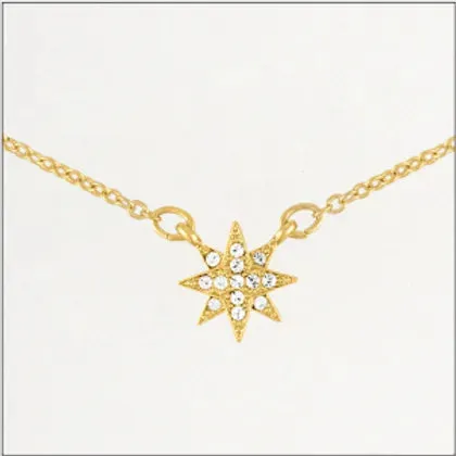 Layers Gold Starburst Necklace