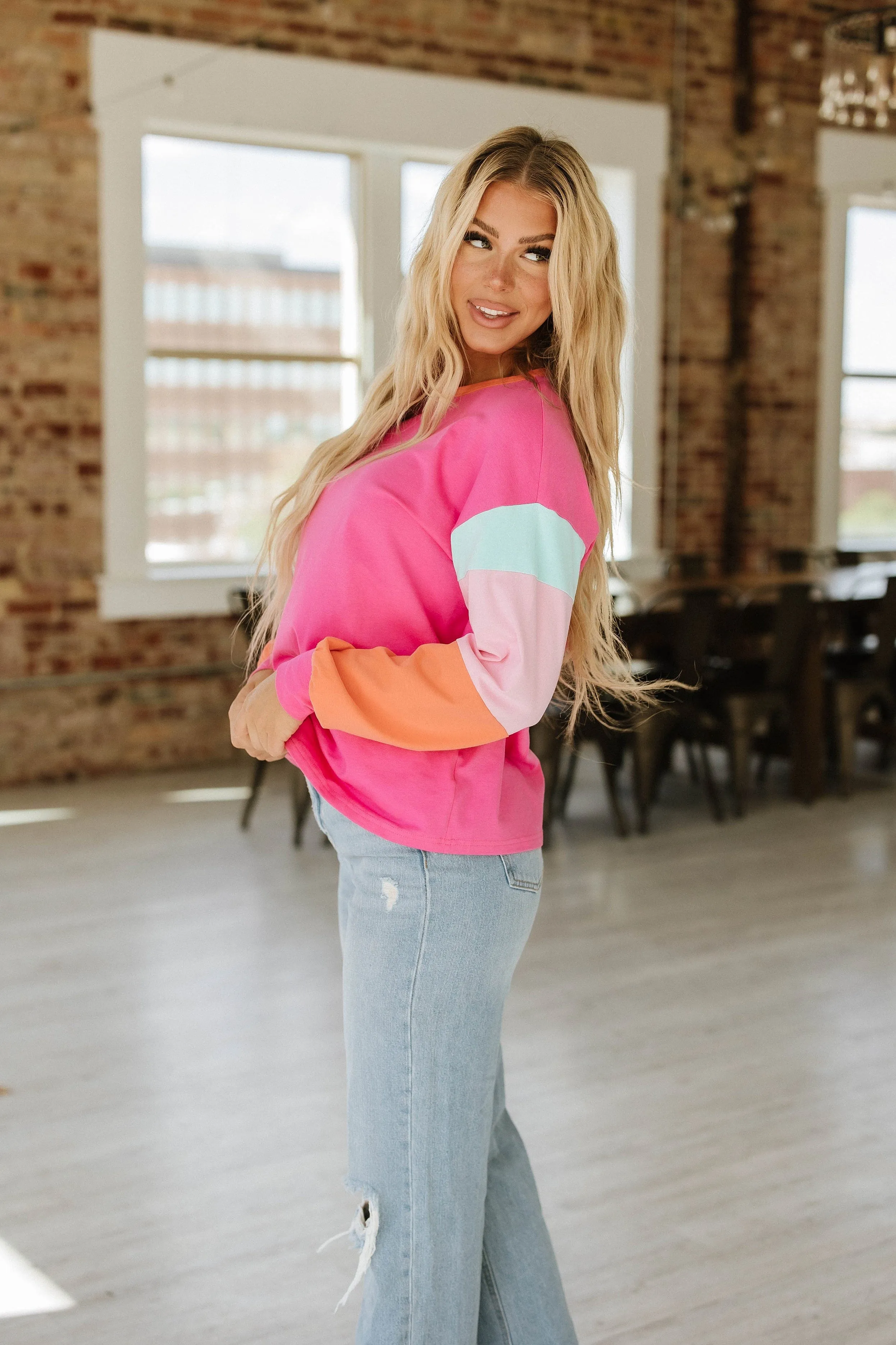 Maddy Color Block Tunic | S-2XL