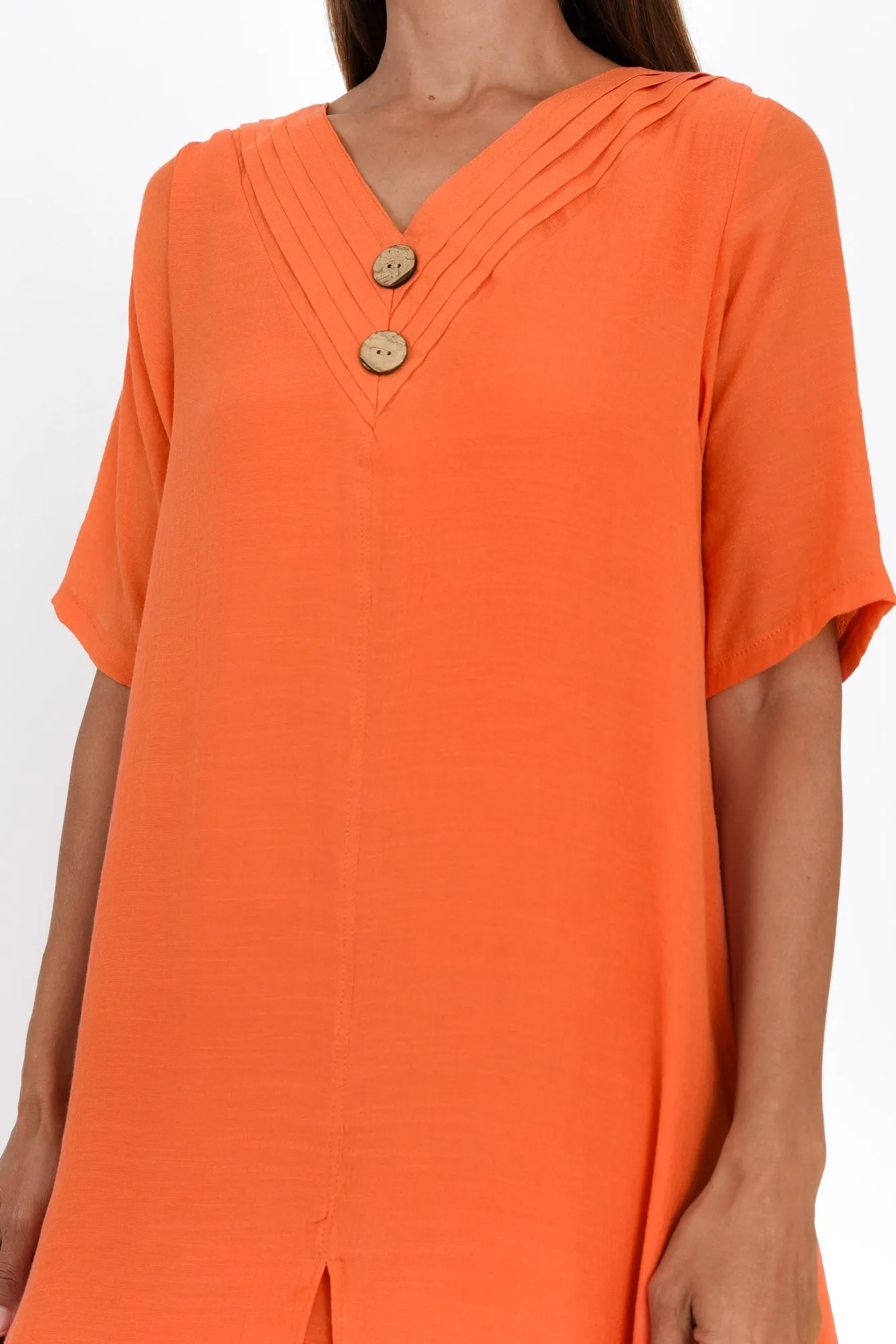 Nala Orange Layers Dress