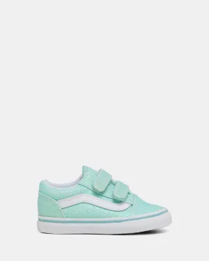 Old Skool V Glitter Infant Pastel Blue