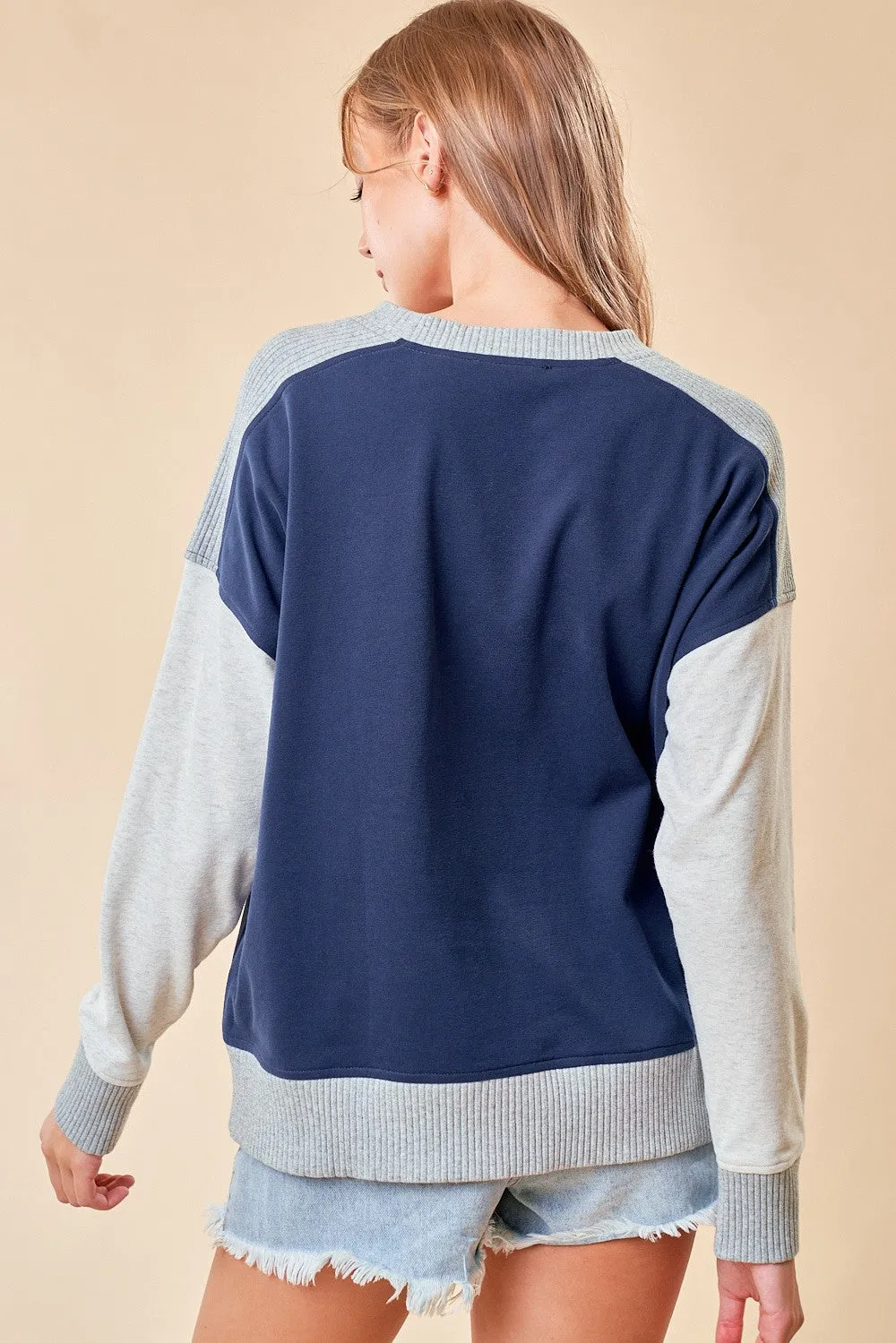 Pacific Chill Color Block Pullover