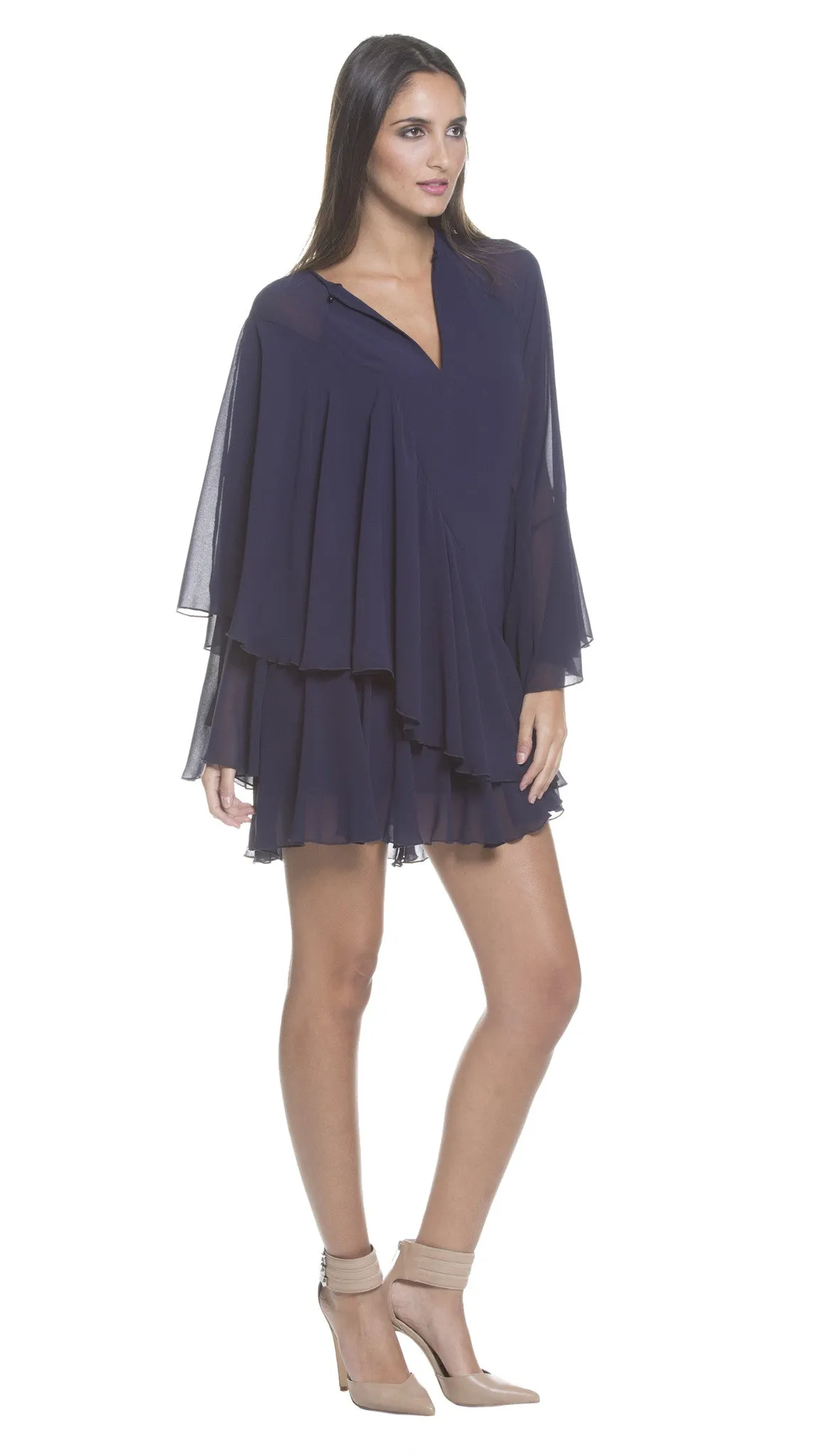 Rue Tiered Chiffon Dress