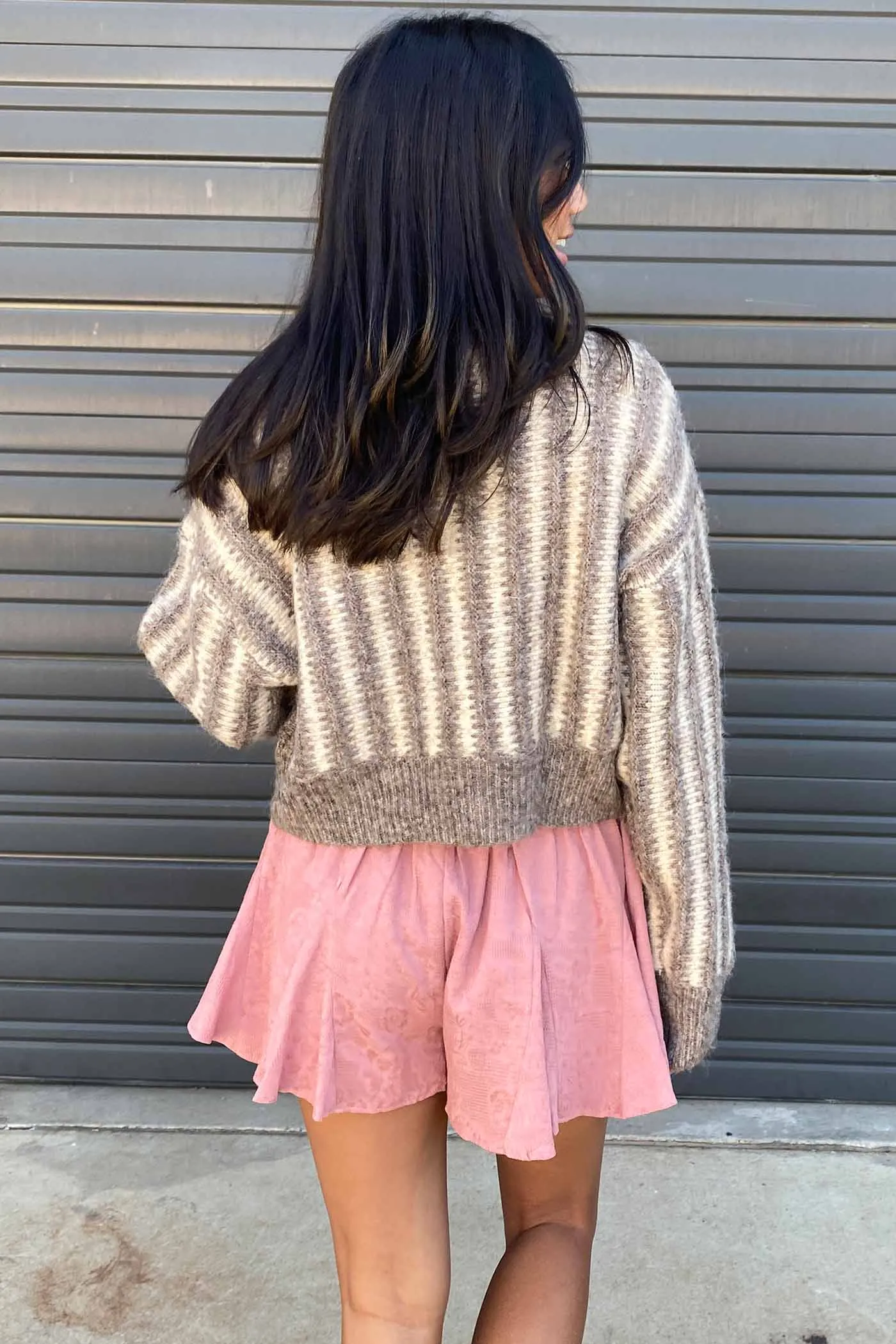 Striped Knit Sweater