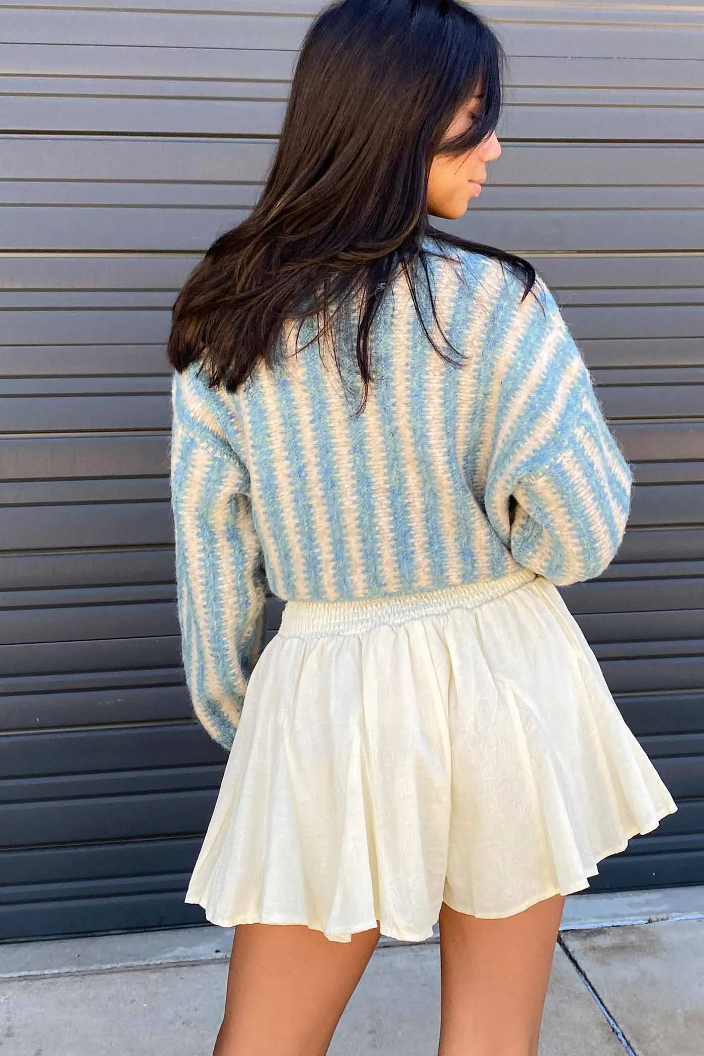 Striped Knit Sweater