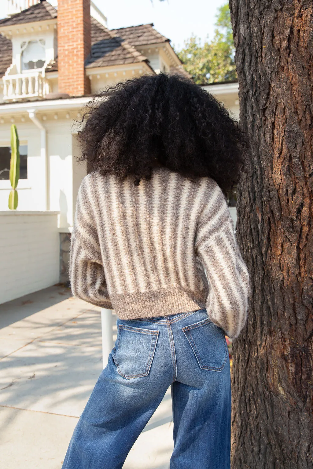 Striped Knit Sweater