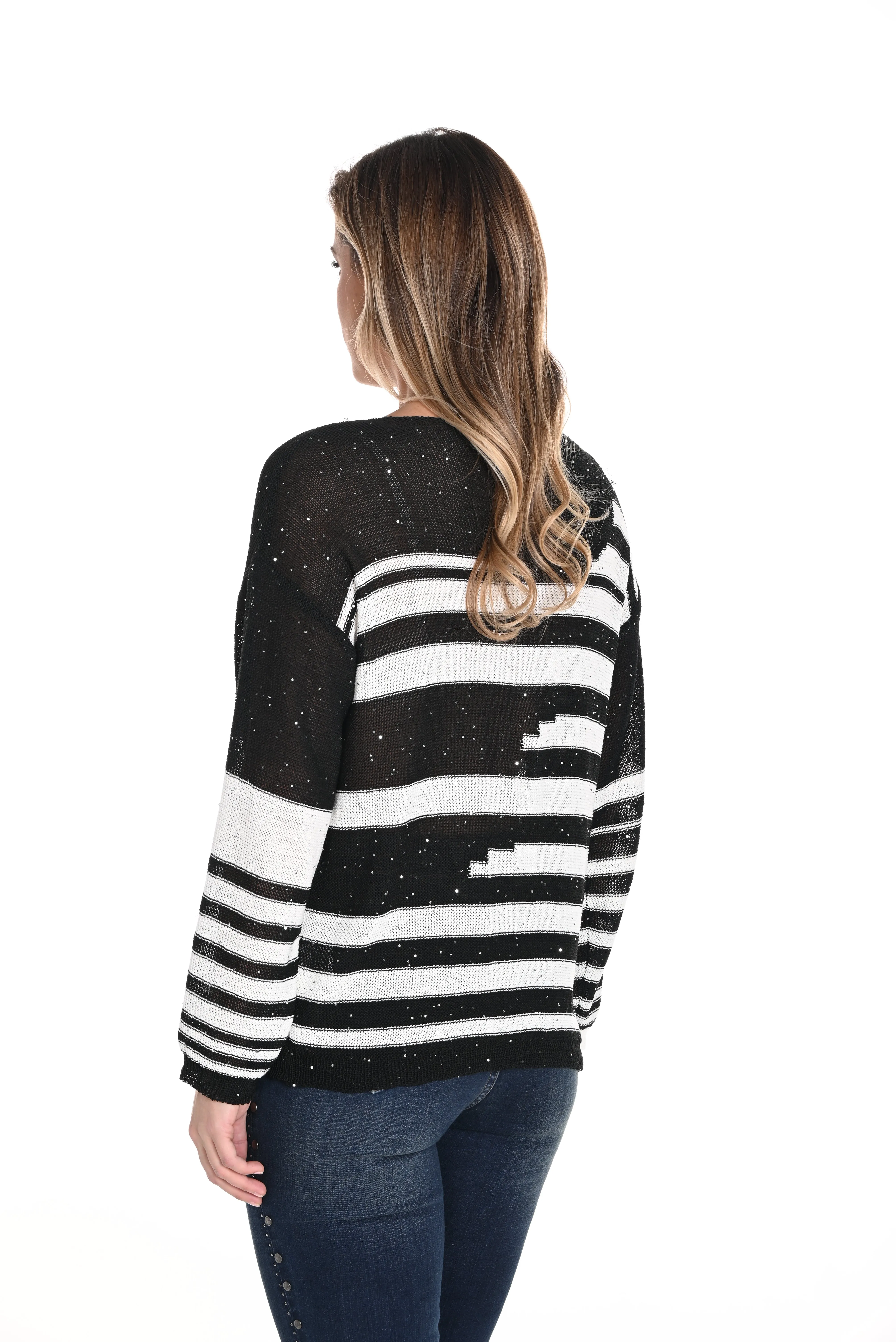 Striped Knit Sweater