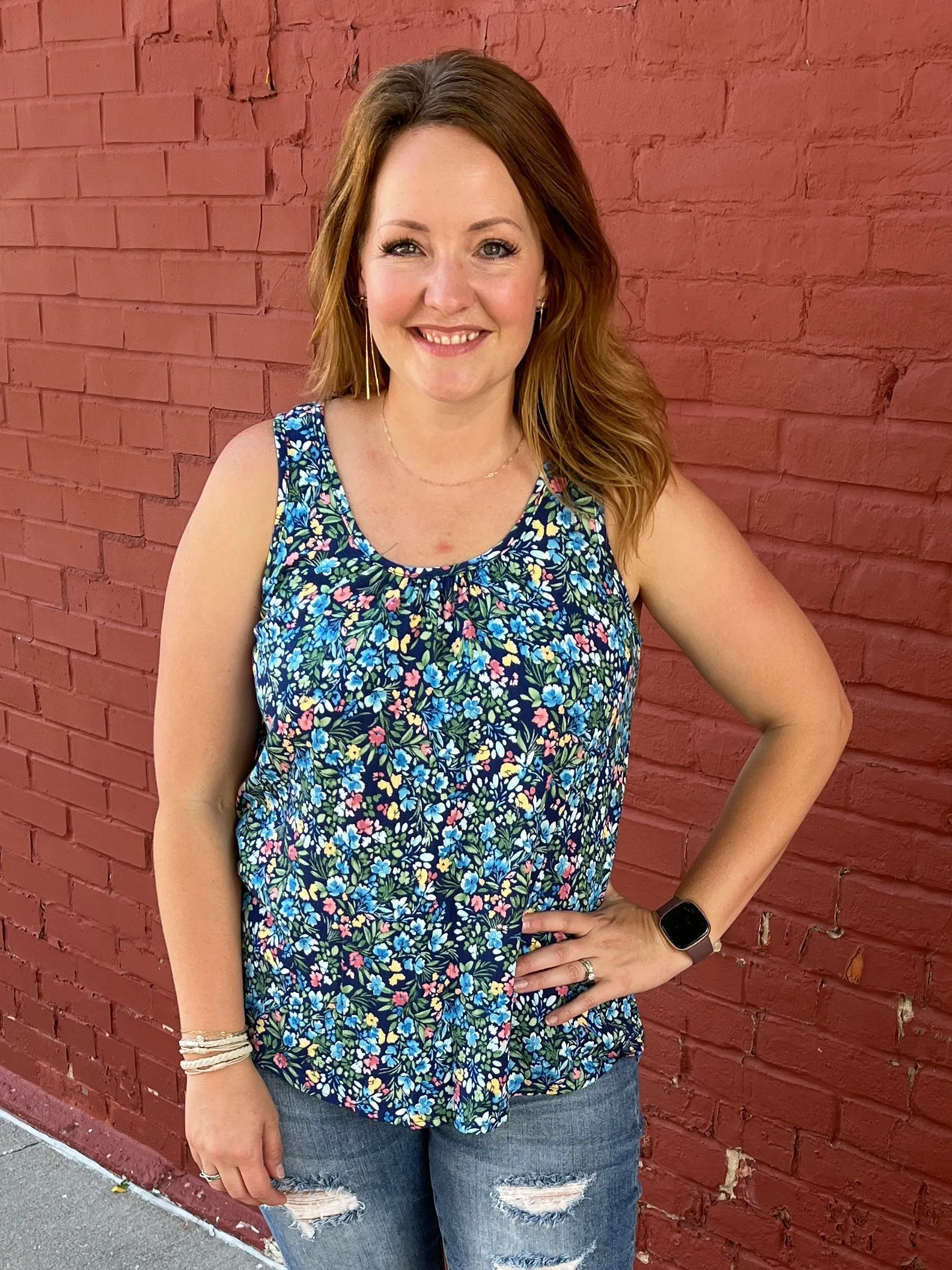 Summer Floral Tank