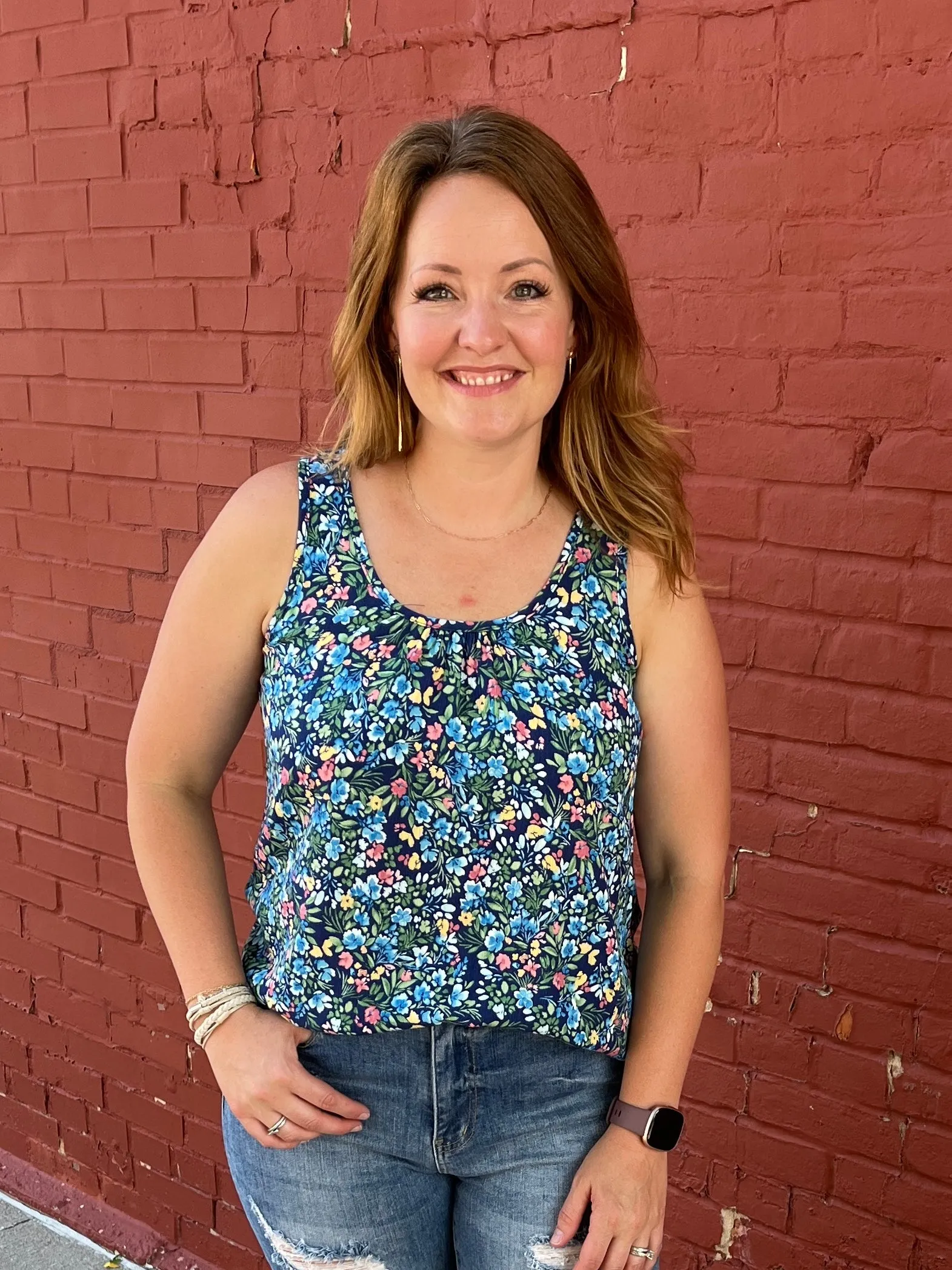 Summer Floral Tank