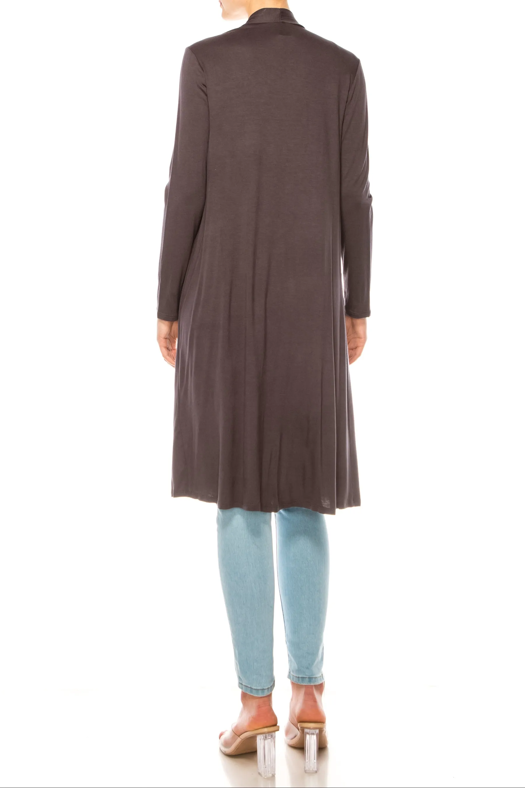 Women's Comfortable Relaxed Fit Long Cardigan - Perfect for Everyday Wear