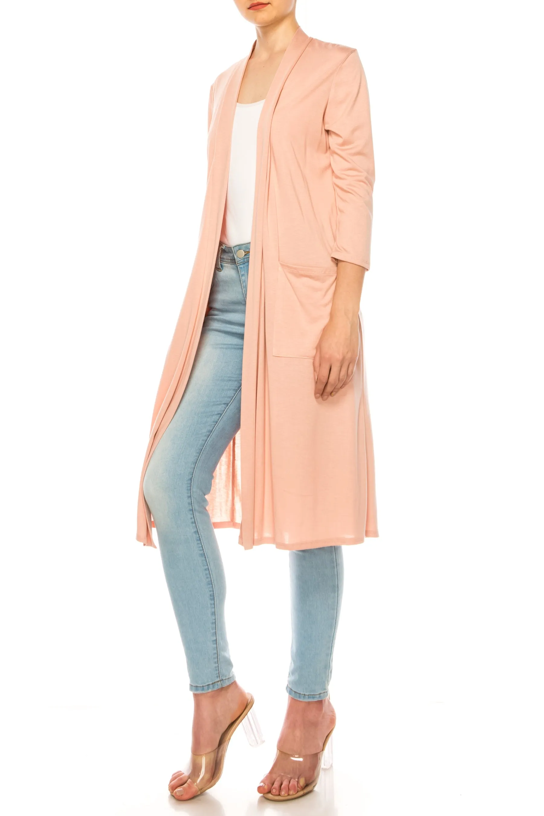 Women's Comfortable Relaxed Fit Long Cardigan - Perfect for Everyday Wear