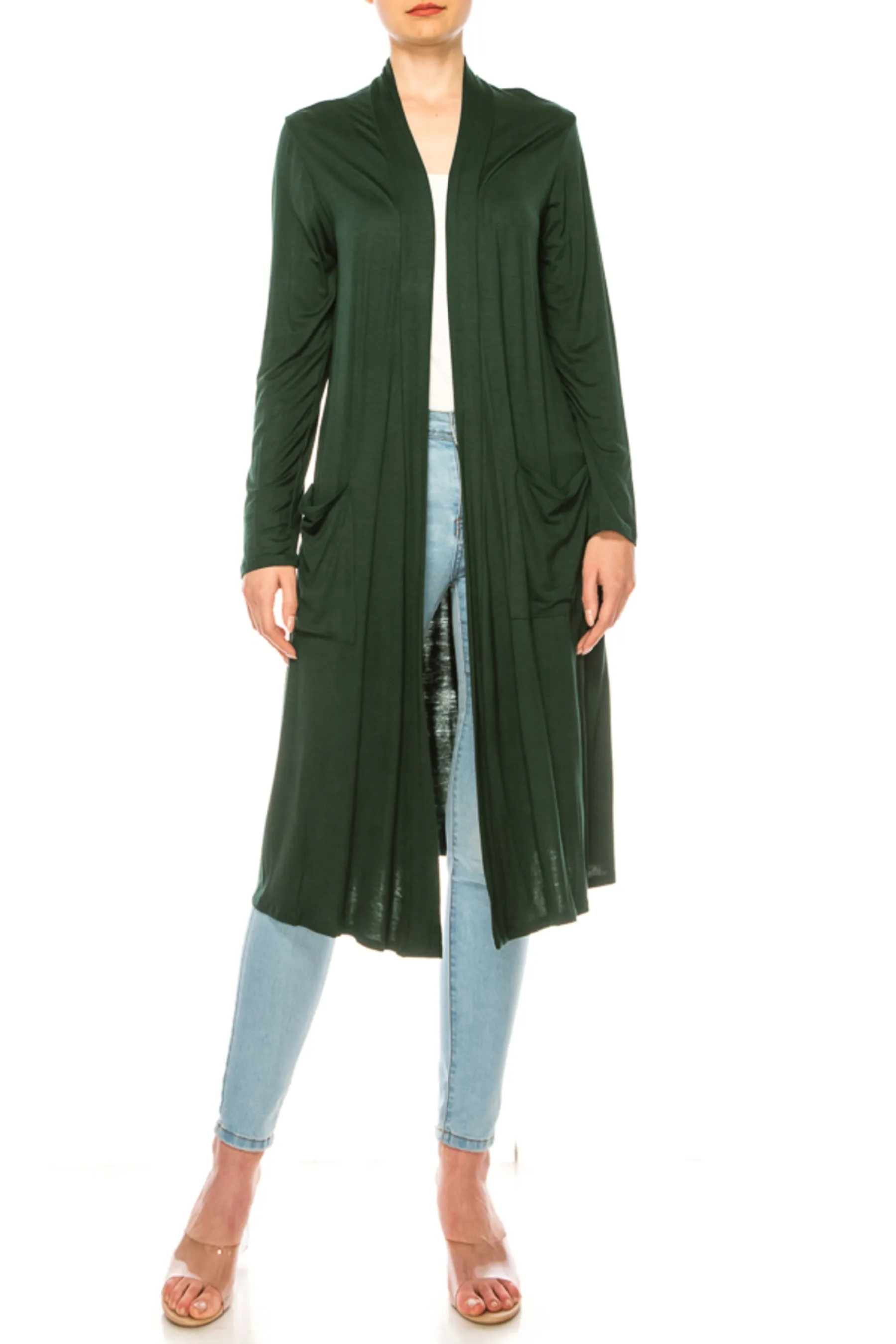 Women's Comfortable Relaxed Fit Long Cardigan - Perfect for Everyday Wear