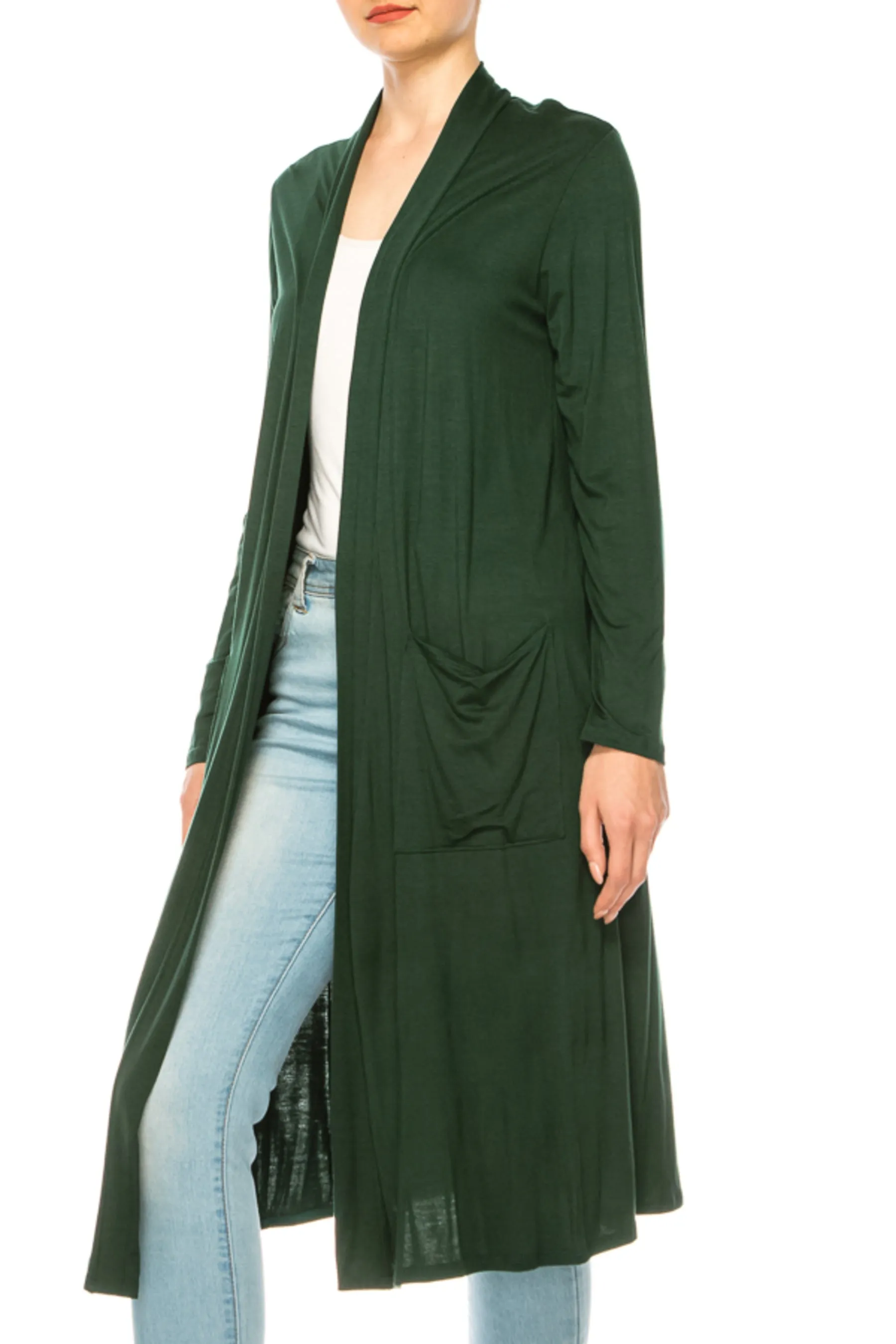 Women's Comfortable Relaxed Fit Long Cardigan - Perfect for Everyday Wear