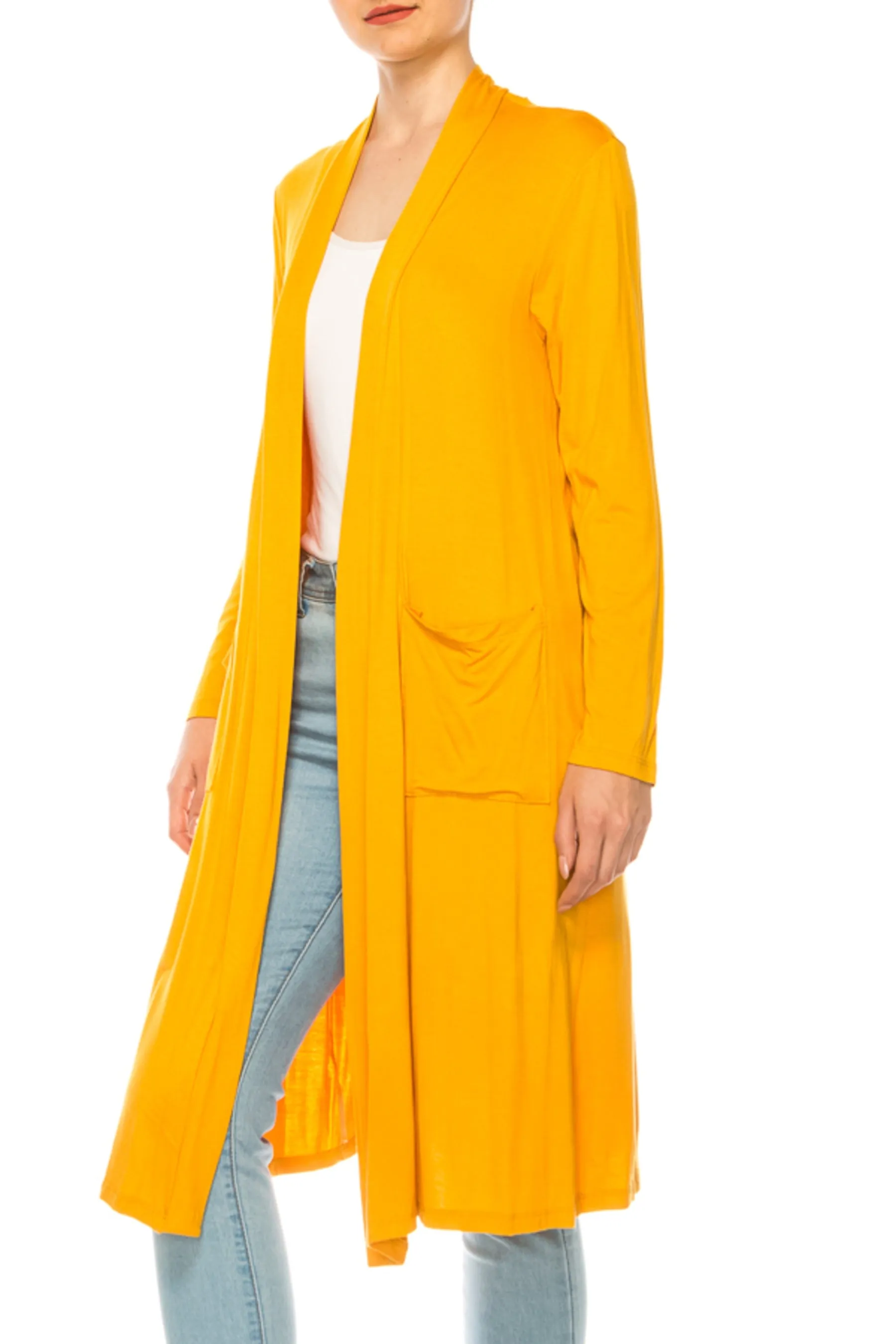 Women's Comfortable Relaxed Fit Long Cardigan - Perfect for Everyday Wear